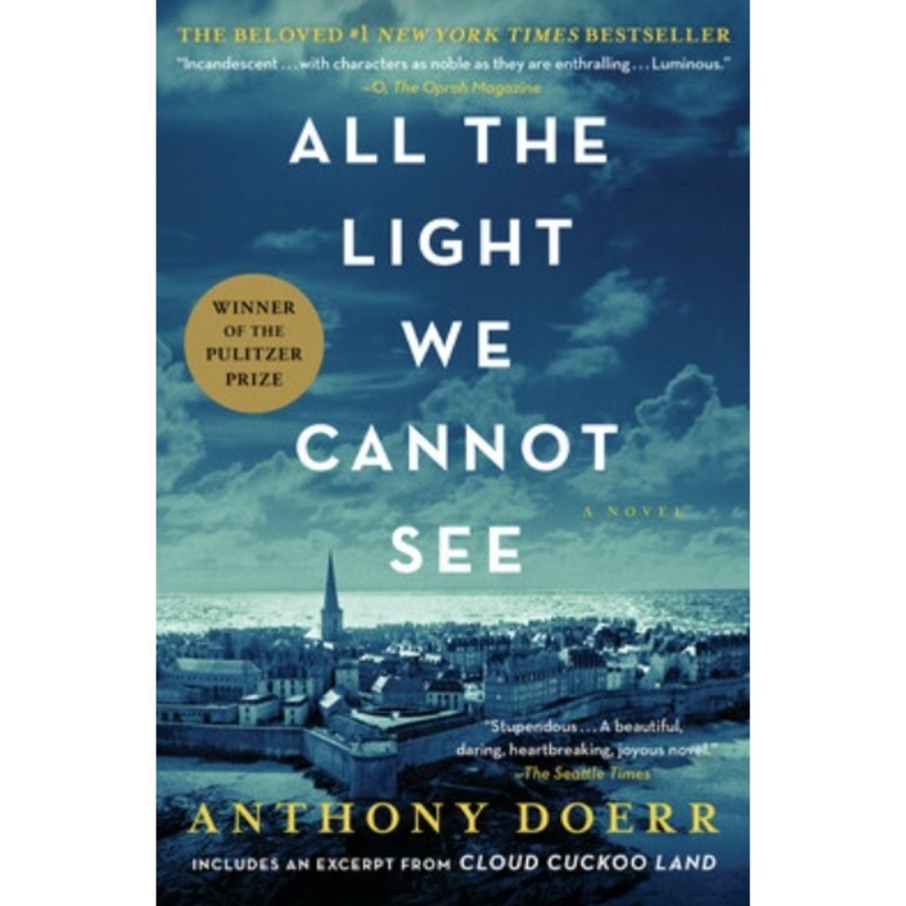 Anthony Doerr Adult Blue All The Light We Cannot See Paperback Book OS